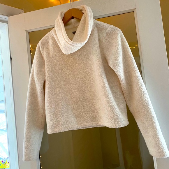 Aerie High Neck Fuzzy Sweater - Picture 1 of 2
